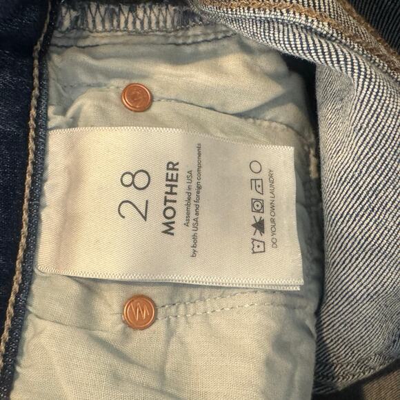 Mother The Tomcat Roller Sneak High Rise Wide Leg Jeans in Sixth Sense 28 NWT - Picture 9 of 14